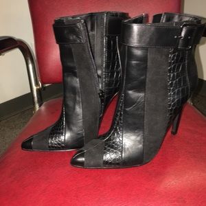 Shoe Dazzle Shoes - Black heeled booties Shoe Dazzle Shoes - Black heeled booties